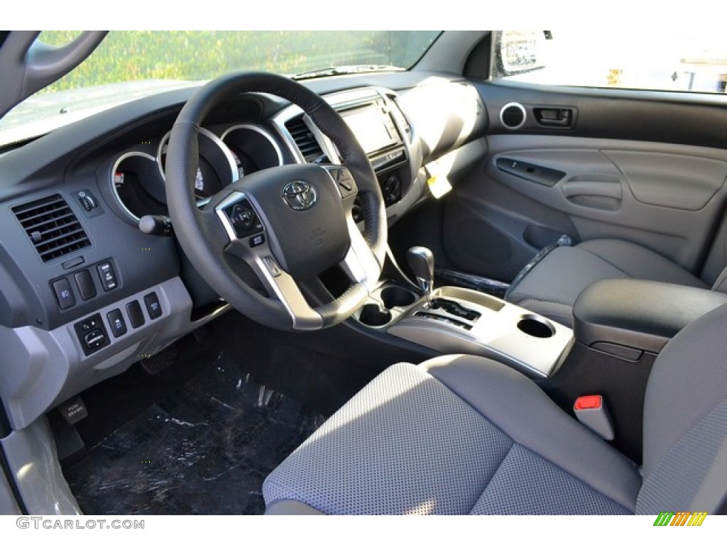 Graphite Interior 2015 Toyota Tacoma PreRunner TRD Sport Double Cab Photo #100089130