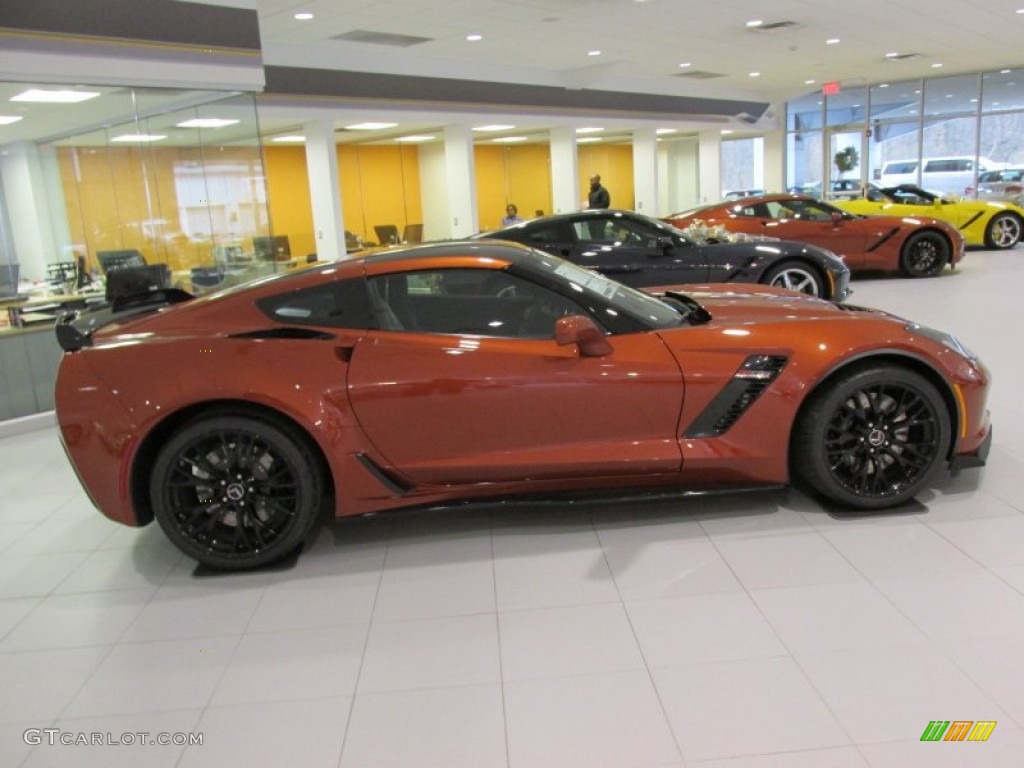 Daytona Sunrise Orange Metallic 2015 Chevrolet Corvette Z06 Coupe Exterior Photo #100089172