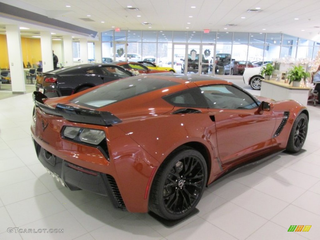 2015 Corvette Z06 Coupe - Daytona Sunrise Orange Metallic / Jet Black photo #7