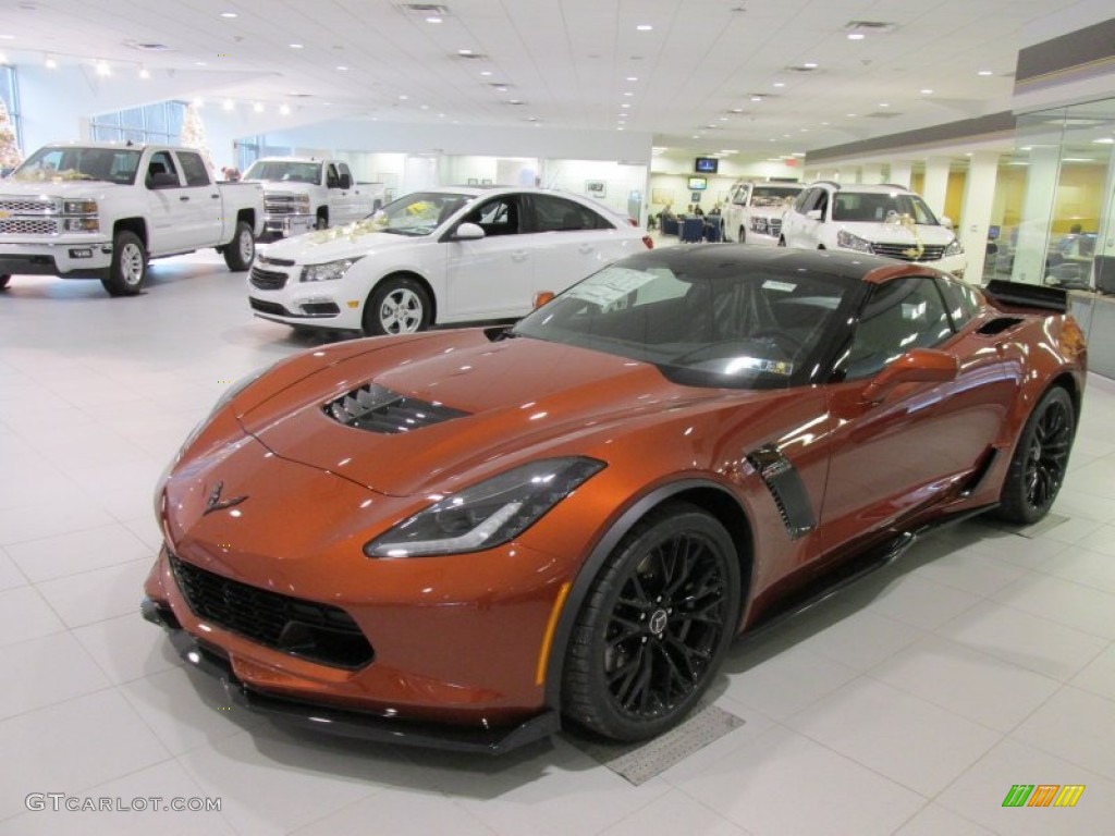 2015 Corvette Z06 Coupe - Daytona Sunrise Orange Metallic / Jet Black photo #11