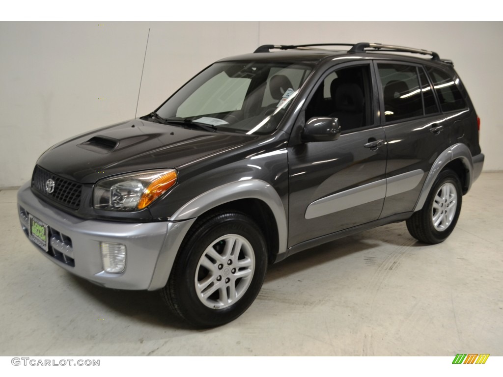 2003 RAV4  - Graphite Gray Pearl / Gray photo #9