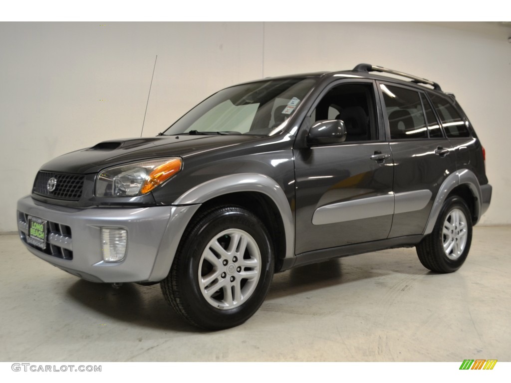 2003 RAV4  - Graphite Gray Pearl / Gray photo #10