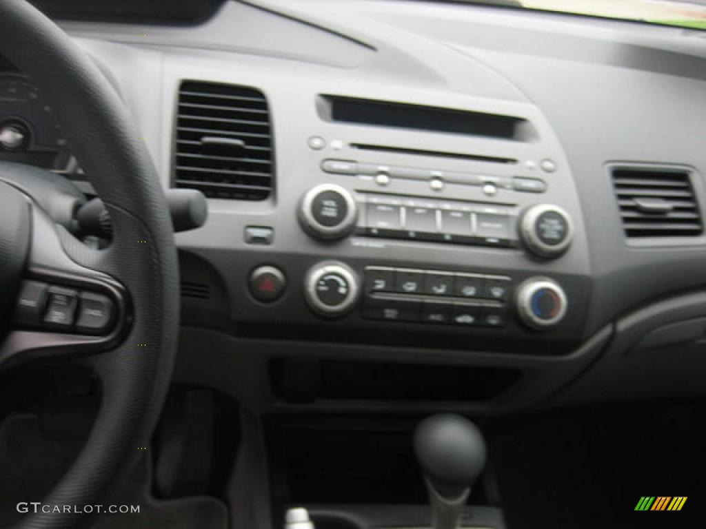 2007 Civic LX Coupe - Atomic Blue Metallic / Gray photo #5