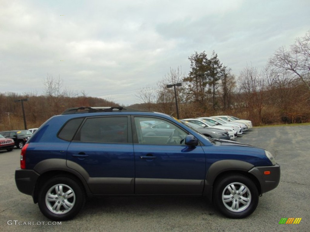 2006 Tucson GLS V6 4x4 - Nautical Blue Metallic / Gray photo #2