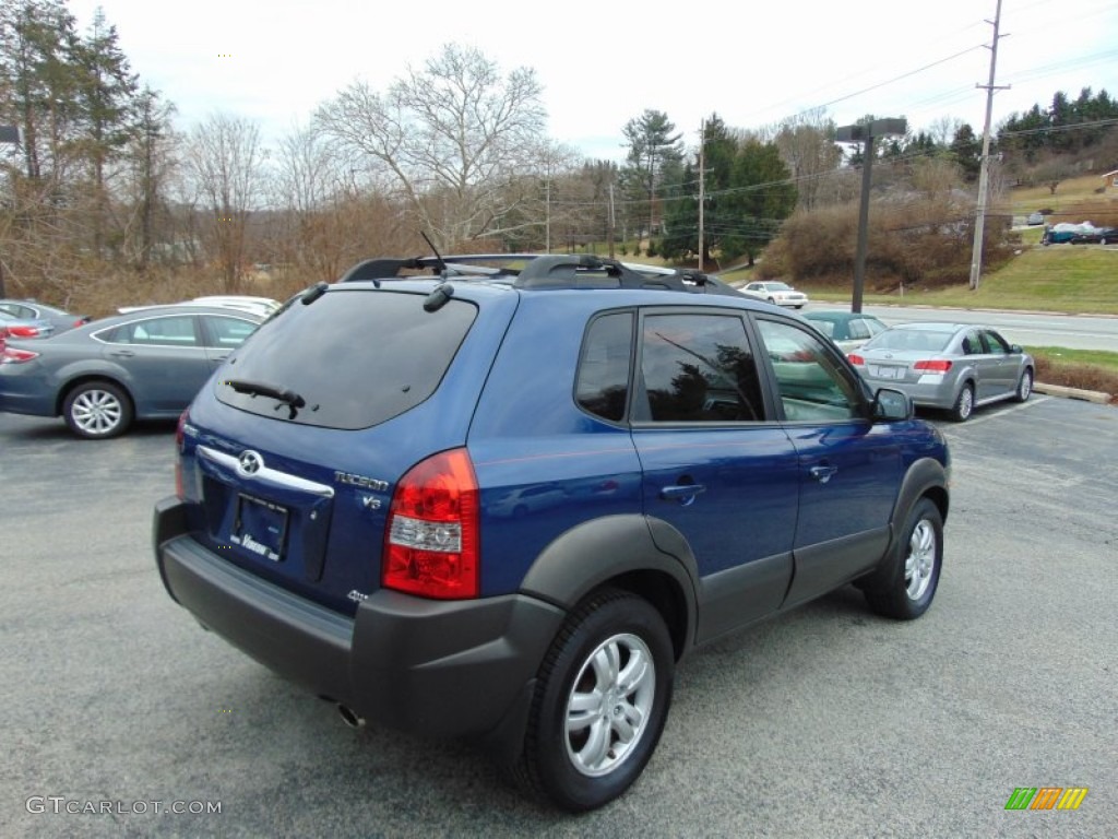 2006 Tucson GLS V6 4x4 - Nautical Blue Metallic / Gray photo #3