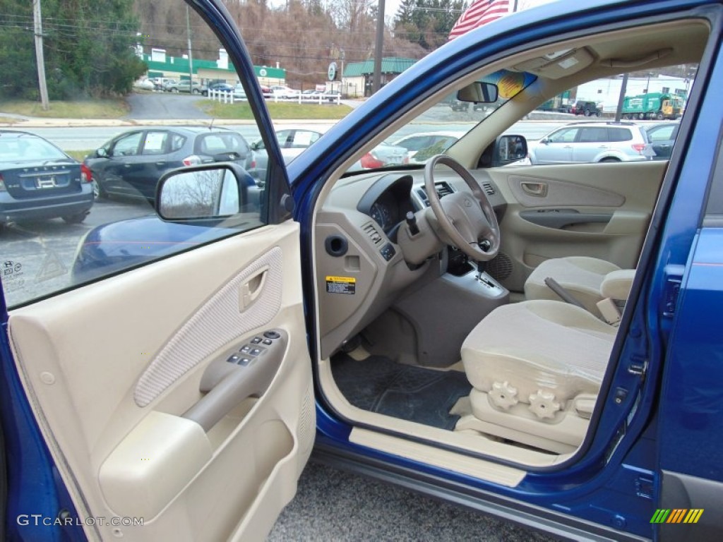 2006 Tucson GLS V6 4x4 - Nautical Blue Metallic / Gray photo #12