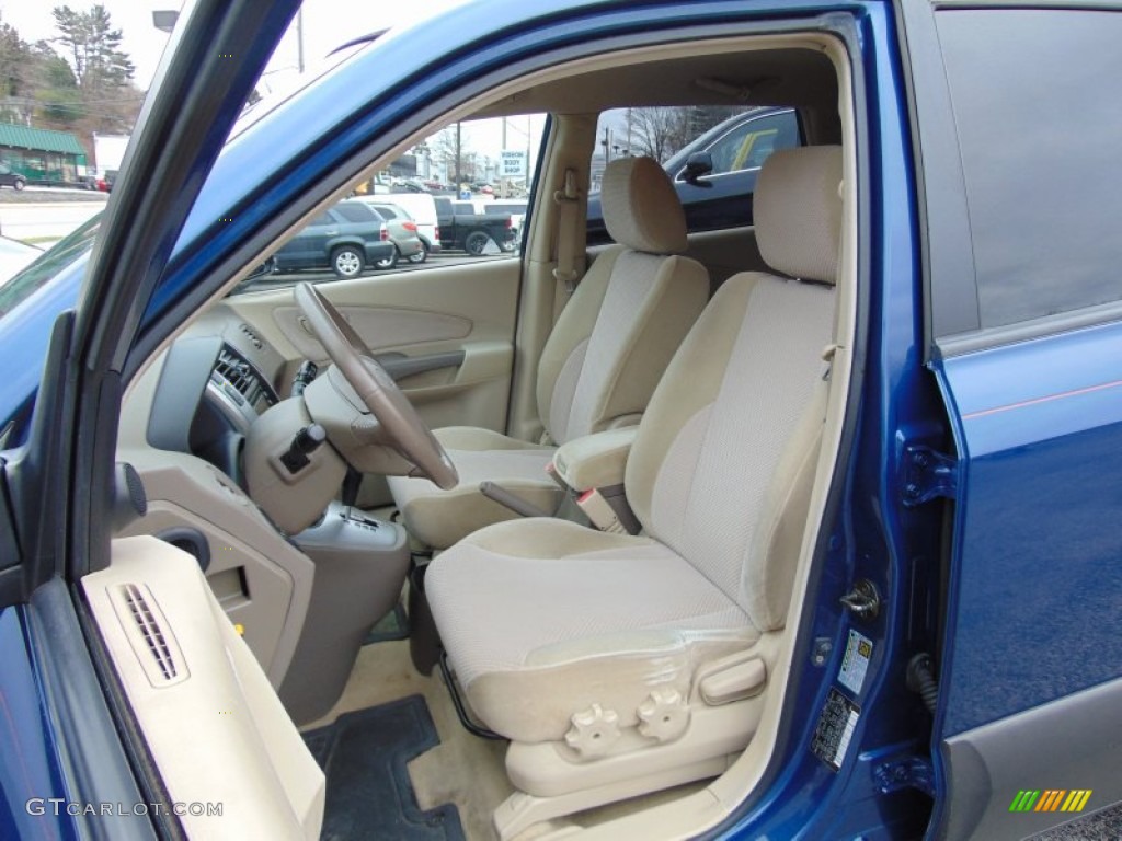 2006 Tucson GLS V6 4x4 - Nautical Blue Metallic / Gray photo #13