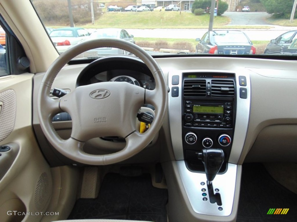 2006 Tucson GLS V6 4x4 - Nautical Blue Metallic / Gray photo #14