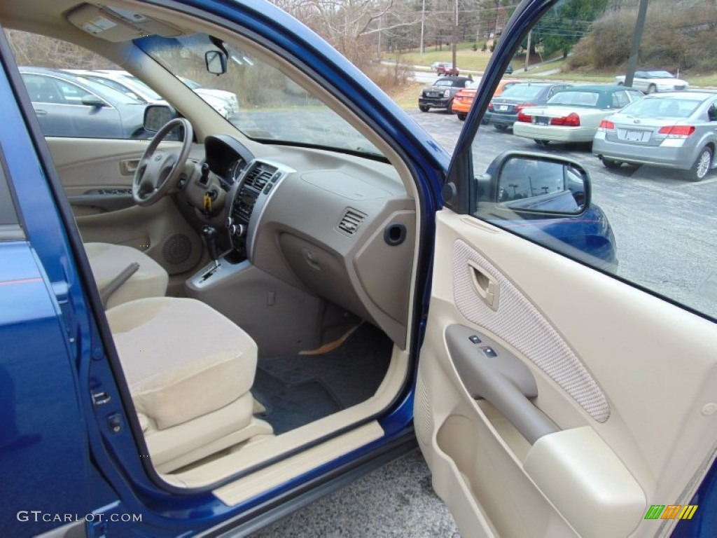 2006 Tucson GLS V6 4x4 - Nautical Blue Metallic / Gray photo #15