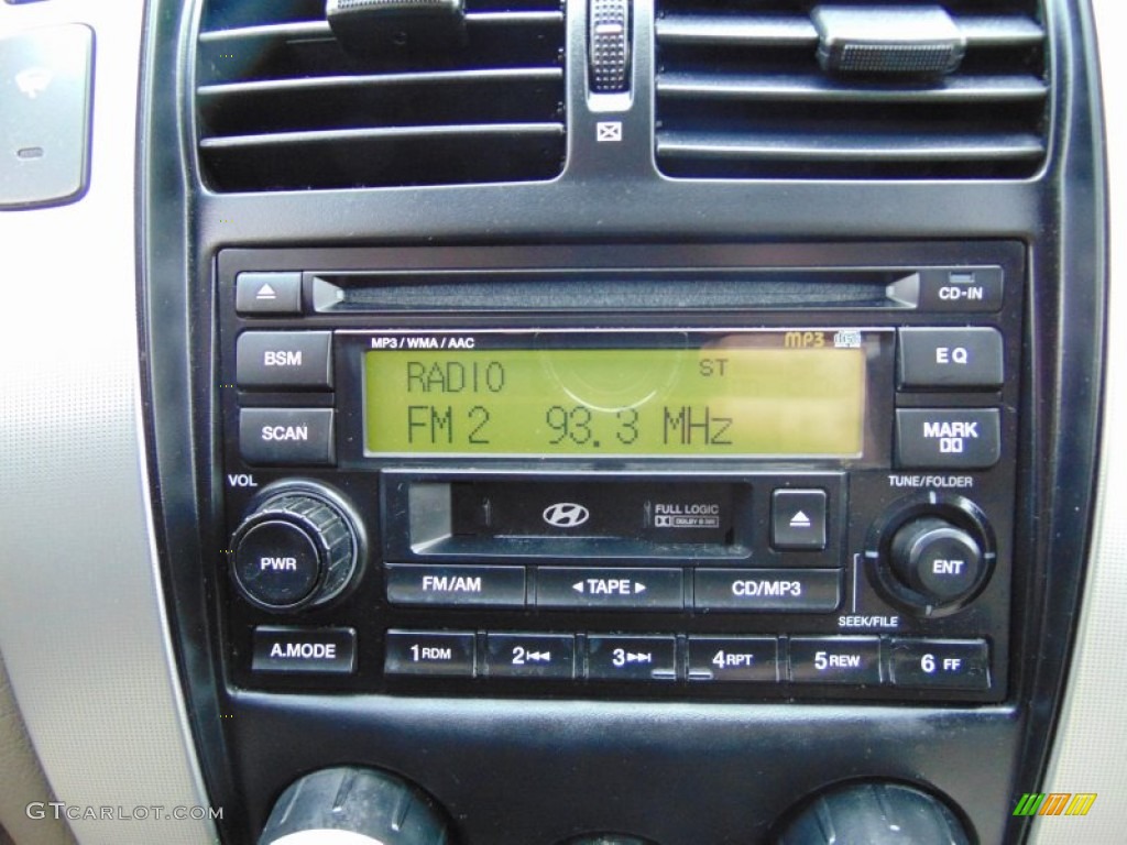 2006 Tucson GLS V6 4x4 - Nautical Blue Metallic / Gray photo #21