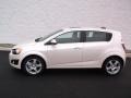 2015 White Diamond Tricoat Chevrolet Sonic LTZ Hatchback  photo #2