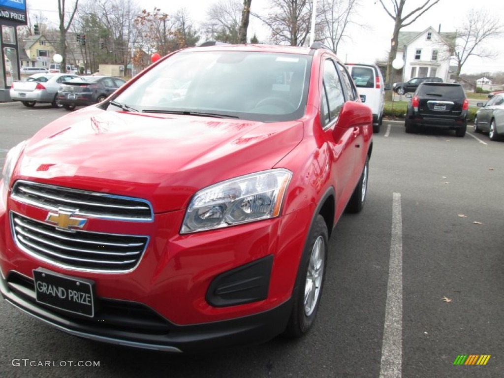 2015 Trax LT AWD - Blaze Red / Jet Black photo #2