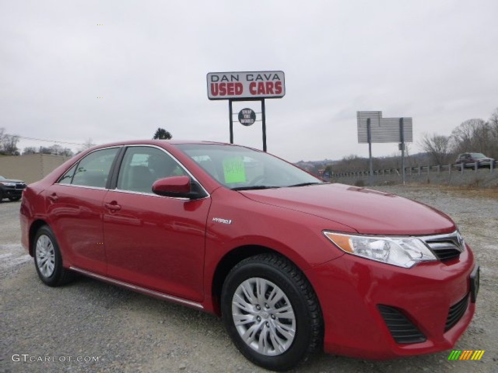 Barcelona Red Metallic Toyota Camry