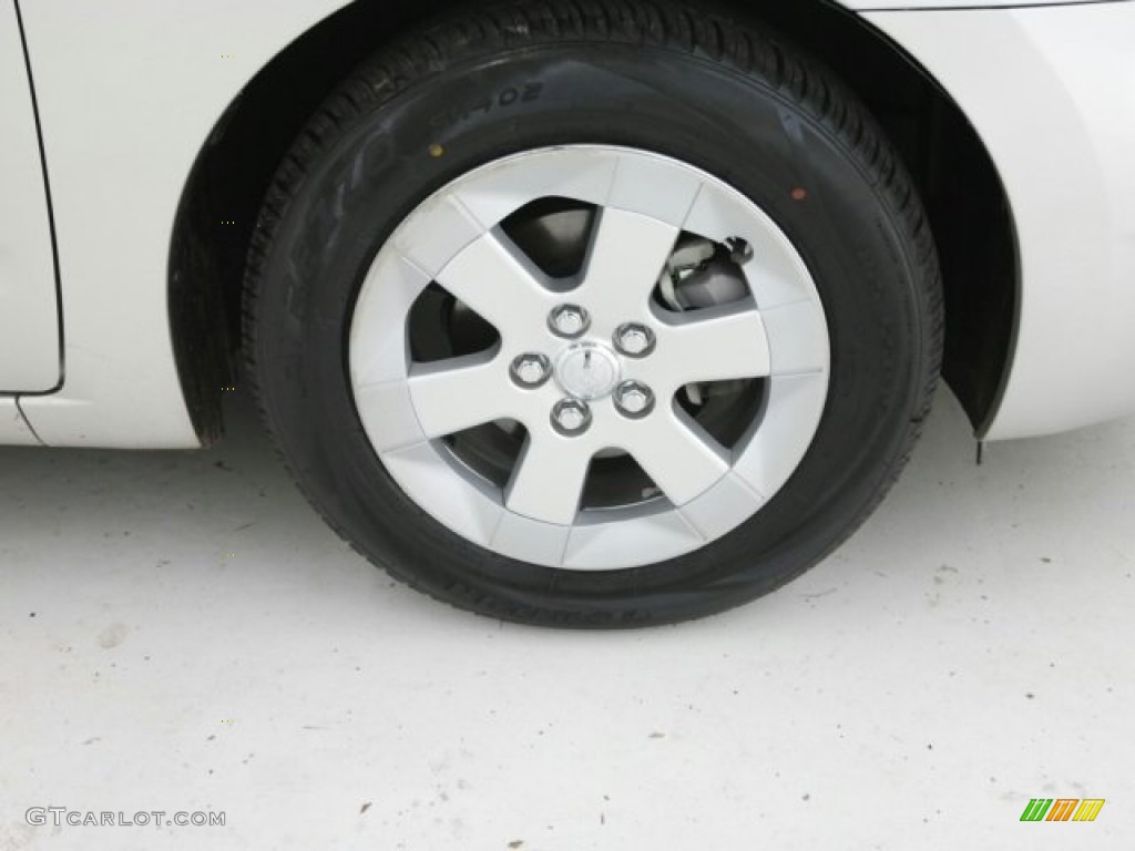 2005 Prius Hybrid - Millenium Silver Metallic / Gray/Burgundy photo #3