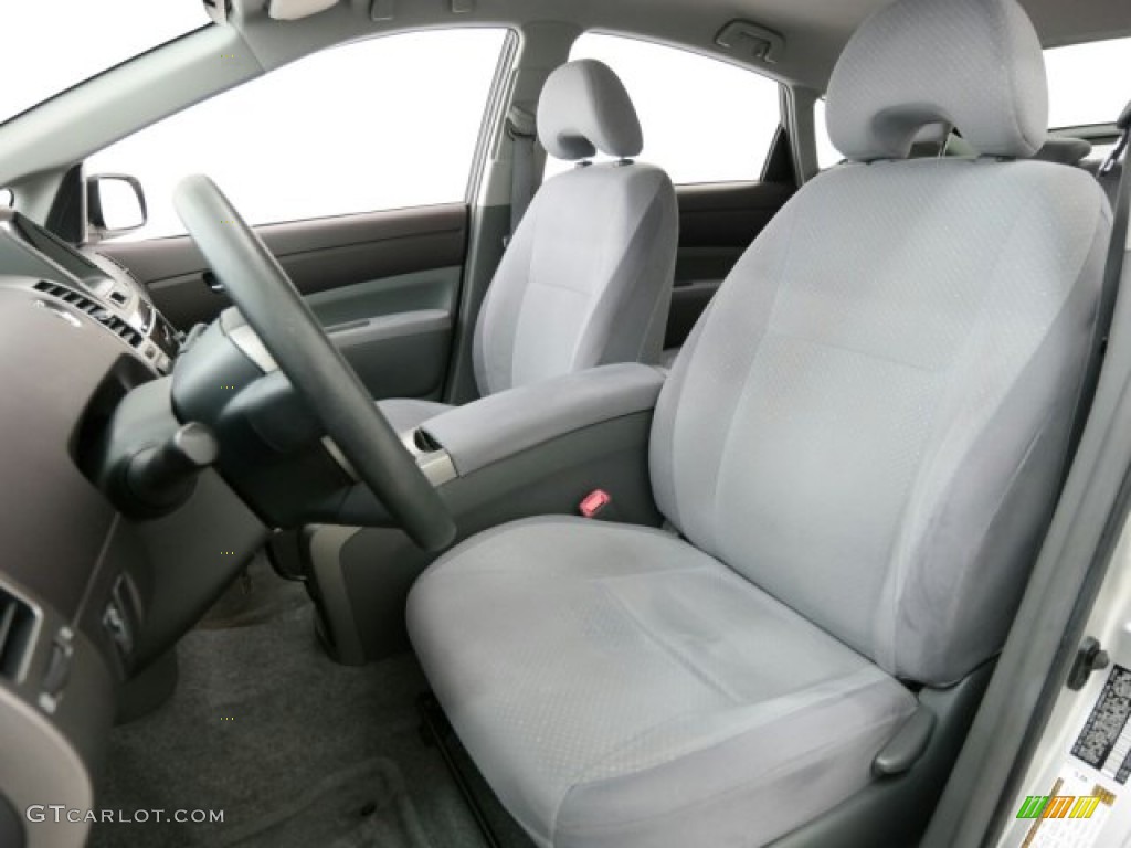 2005 Prius Hybrid - Millenium Silver Metallic / Gray/Burgundy photo #21