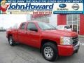 2010 Victory Red Chevrolet Silverado 1500 Extended Cab 4x4  photo #1