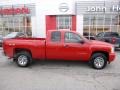 2010 Victory Red Chevrolet Silverado 1500 Extended Cab 4x4  photo #2
