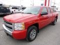 2010 Victory Red Chevrolet Silverado 1500 Extended Cab 4x4  photo #8