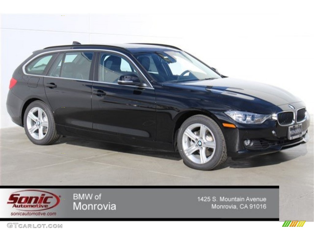 2015 3 Series 328i xDrive Sports Wagon - Jet Black / Black photo #1