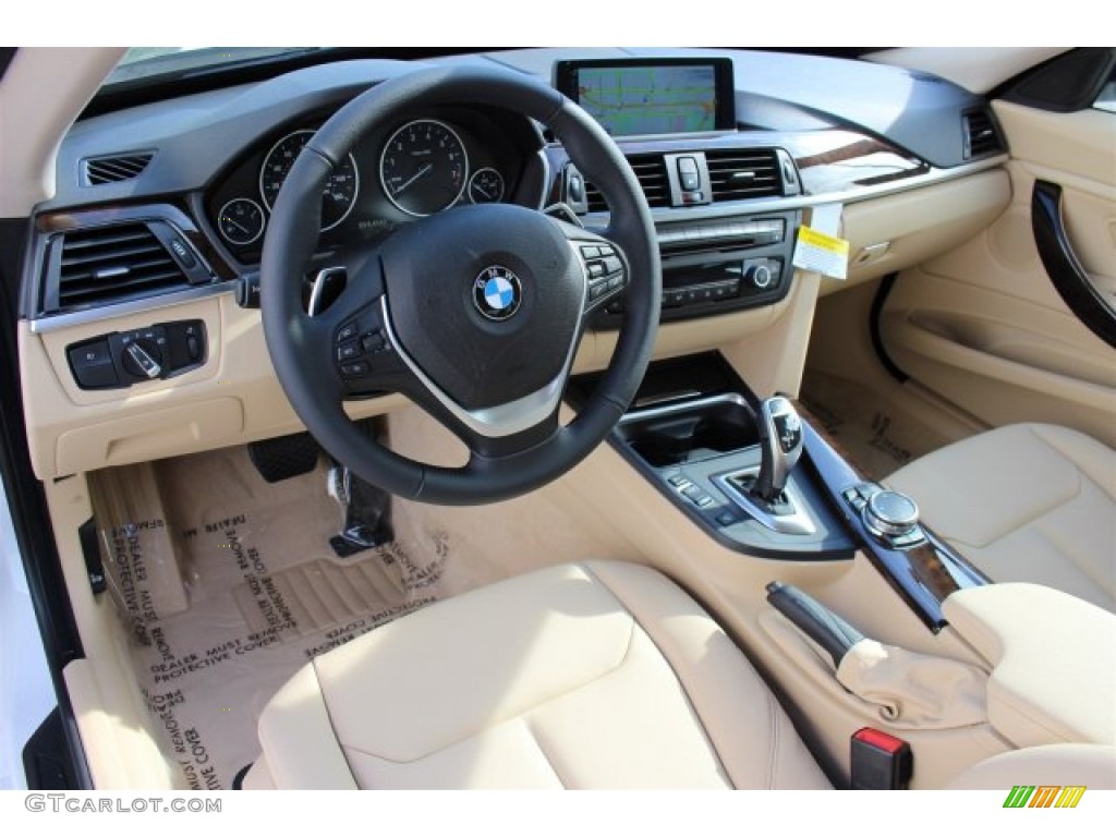 Venetian Beige Interior 2015 BMW 3 Series 328i xDrive Gran Turismo Photo #100099531
