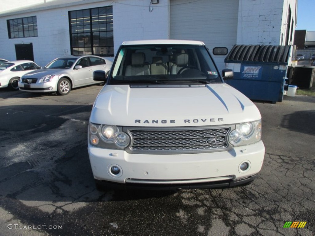 2007 Range Rover Supercharged - Chawton White / Ivory/Black photo #12