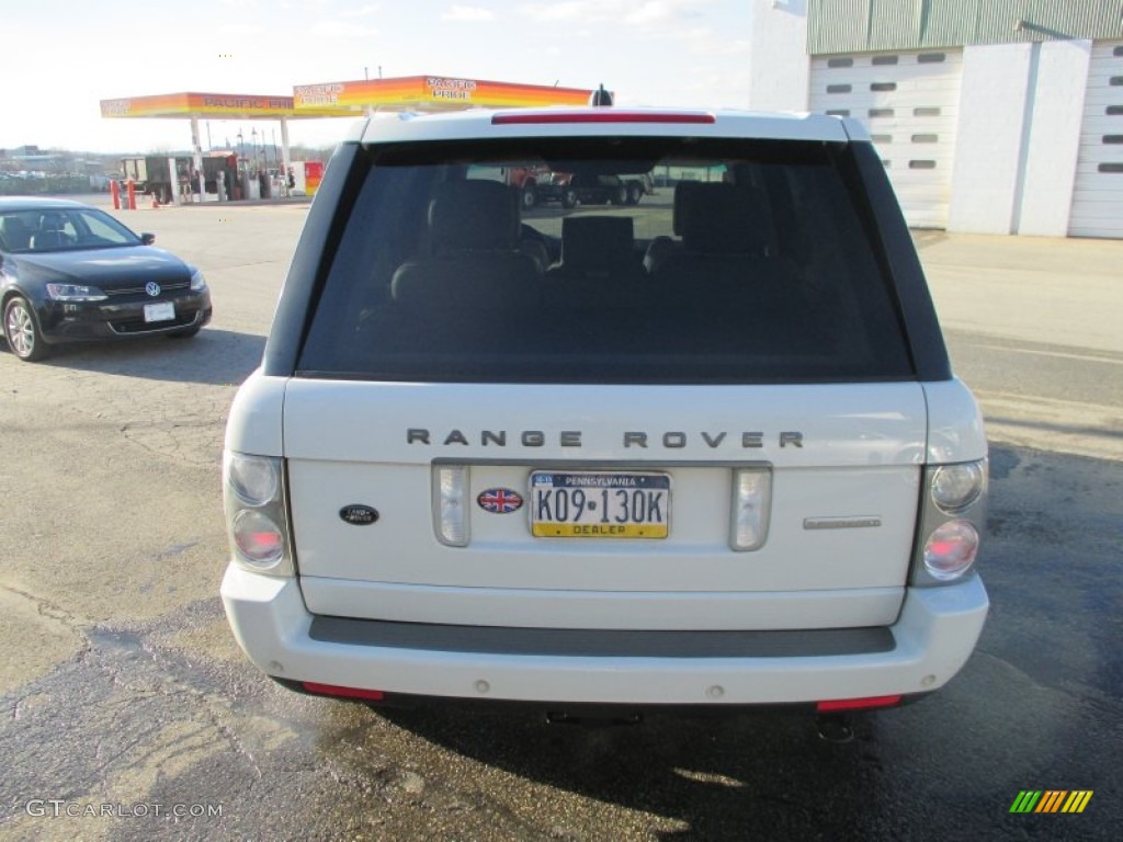 2007 Range Rover Supercharged - Chawton White / Ivory/Black photo #15