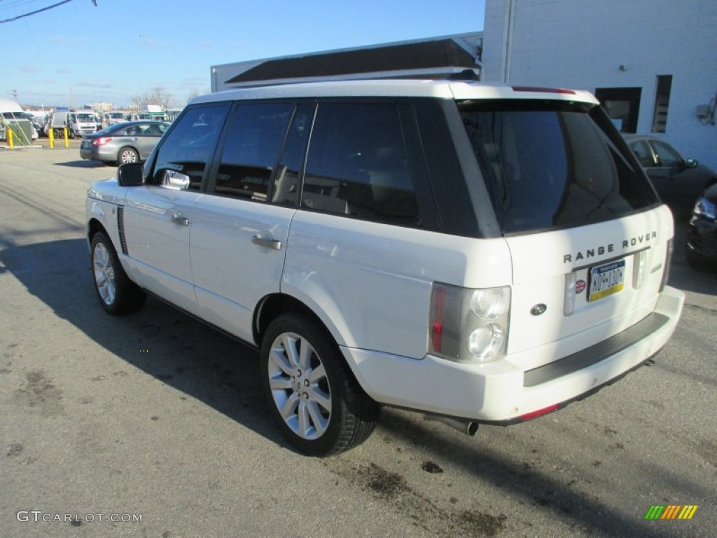 2007 Range Rover Supercharged - Chawton White / Ivory/Black photo #22