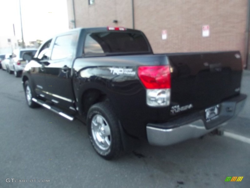 2008 Tundra SR5 CrewMax 4x4 - Black / Black photo #3