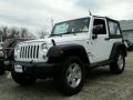 2015 Bright White Jeep Wrangler Sport 4x4  photo #1