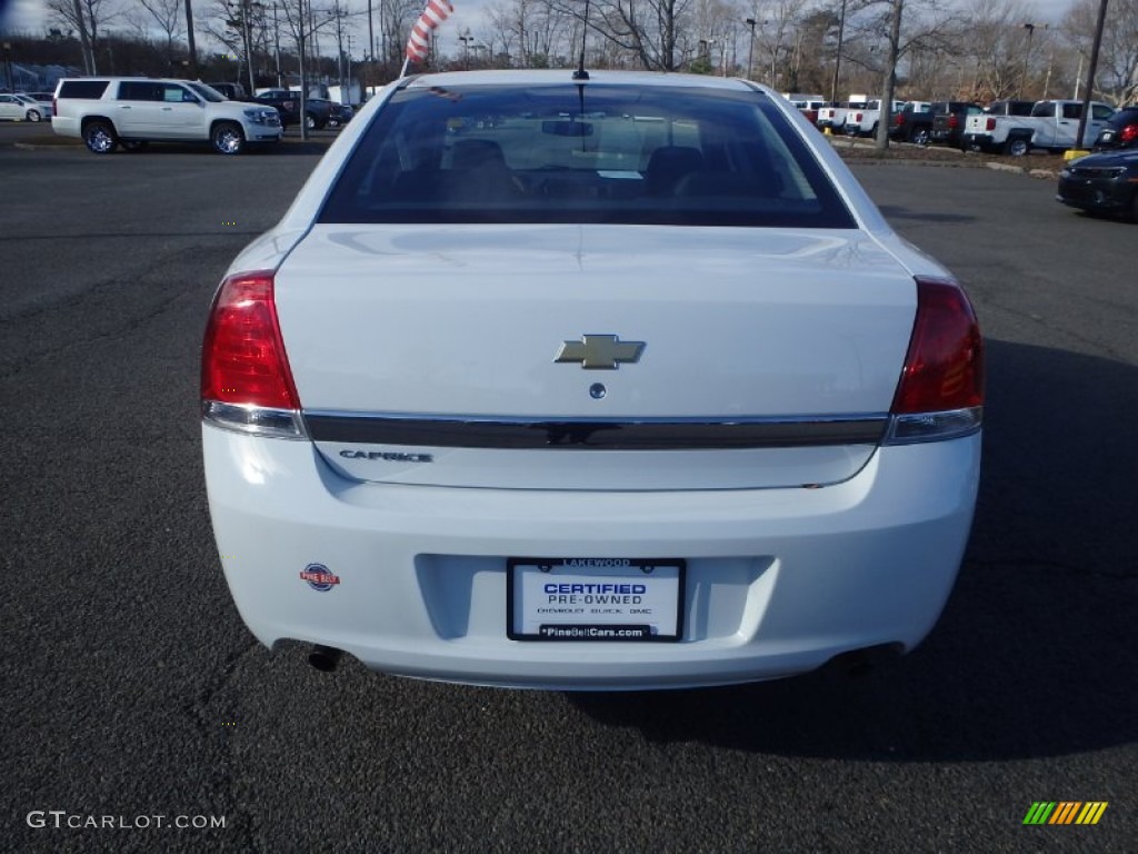 2014 Caprice Police Sedan - White / Black photo #6