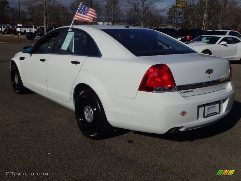 2014 Caprice Police Sedan - White / Black photo #7