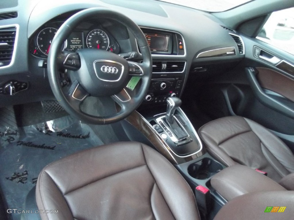 Chestnut Brown Interior 2014 Audi Q5 2.0 TFSI quattro Photo #100102966