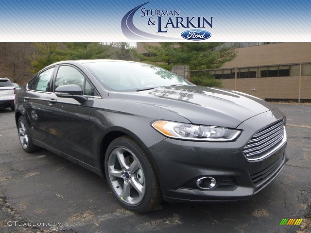 2015 Fusion SE AWD - Magnetic Metallic / Charcoal Black photo #1