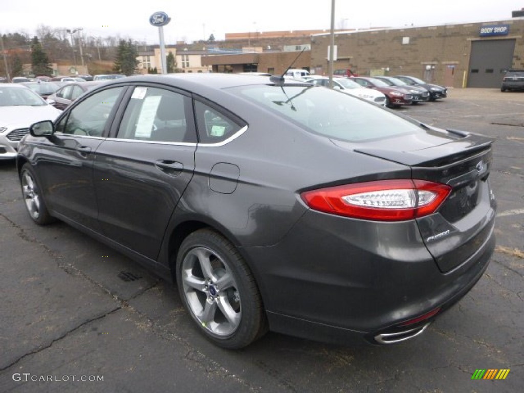 2015 Fusion SE AWD - Magnetic Metallic / Charcoal Black photo #4