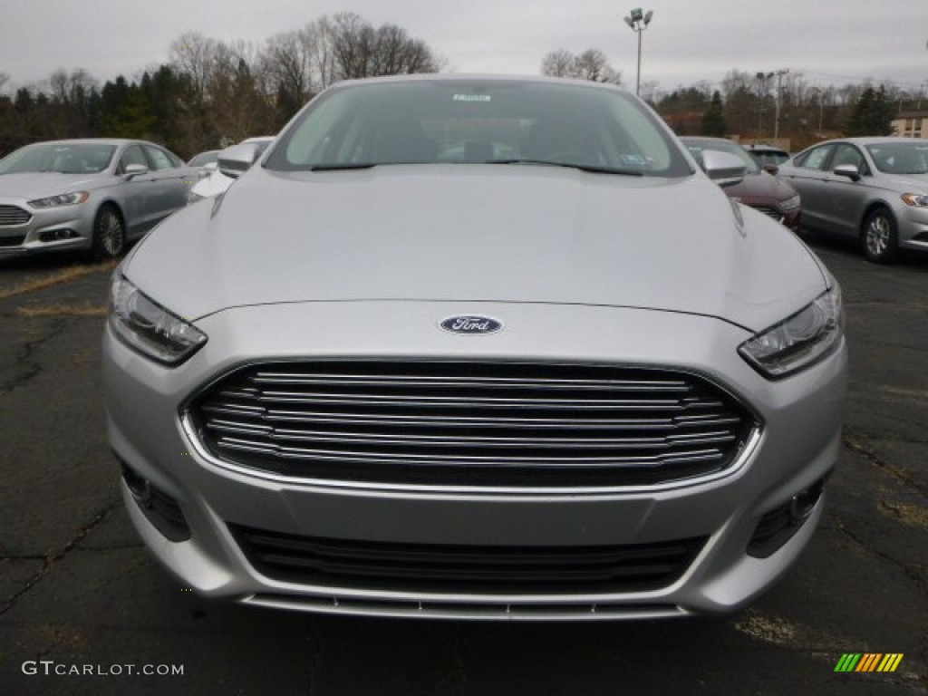 2015 Fusion SE AWD - Ingot Silver Metallic / Charcoal Black photo #6