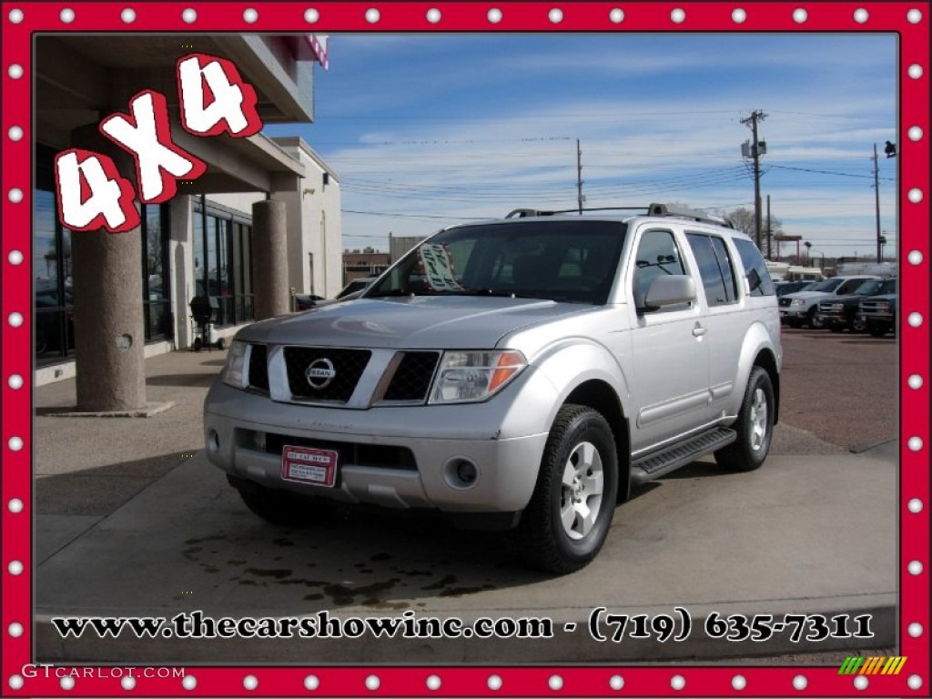 2006 Pathfinder SE 4x4 - Silver Lightning Metallic / Graphite photo #1