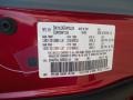  2006 Town & Country Touring Inferno Red Pearl Color Code PRH