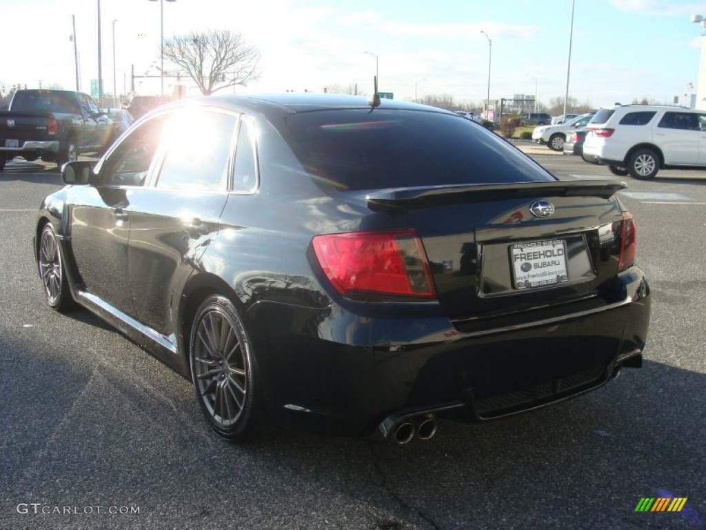 2012 Impreza WRX 4 Door - Dark Gray Metallic / WRX Carbon Black photo #4