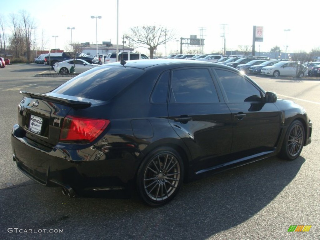 2012 Impreza WRX 4 Door - Dark Gray Metallic / WRX Carbon Black photo #6