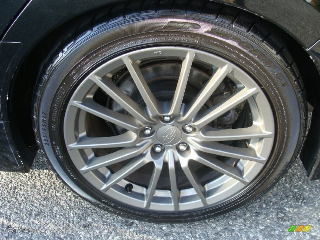 2012 Impreza WRX 4 Door - Dark Gray Metallic / WRX Carbon Black photo #8