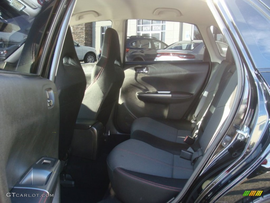 2012 Impreza WRX 4 Door - Dark Gray Metallic / WRX Carbon Black photo #10