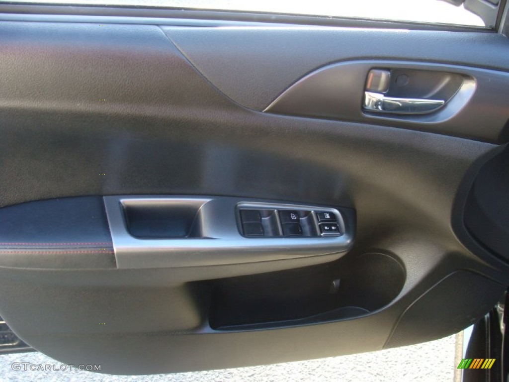 2012 Impreza WRX 4 Door - Dark Gray Metallic / WRX Carbon Black photo #11