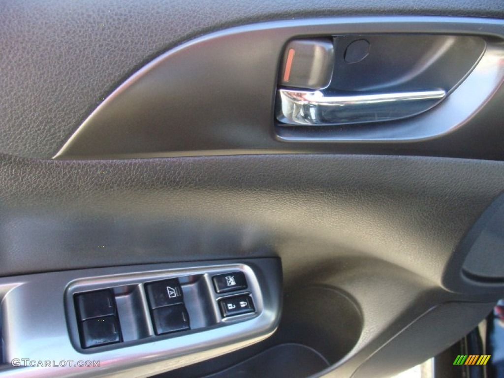 2012 Impreza WRX 4 Door - Dark Gray Metallic / WRX Carbon Black photo #12