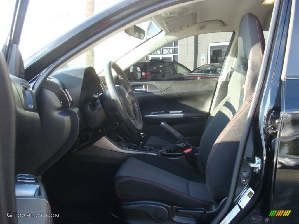 2012 Impreza WRX 4 Door - Dark Gray Metallic / WRX Carbon Black photo #13