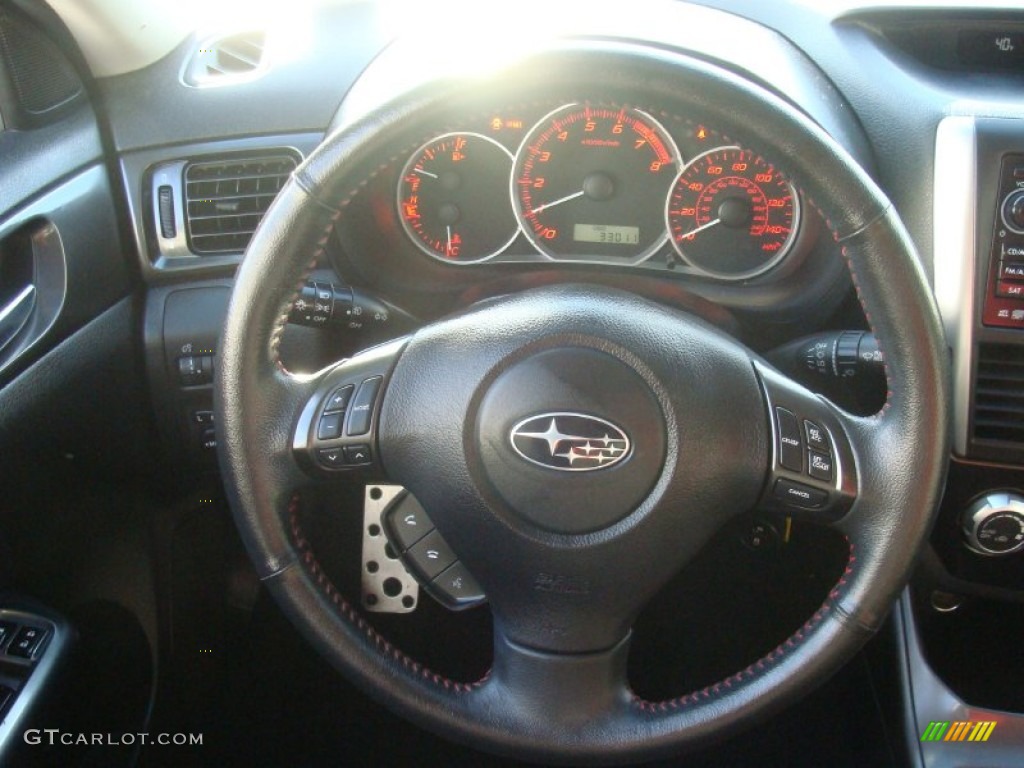 2012 Impreza WRX 4 Door - Dark Gray Metallic / WRX Carbon Black photo #16