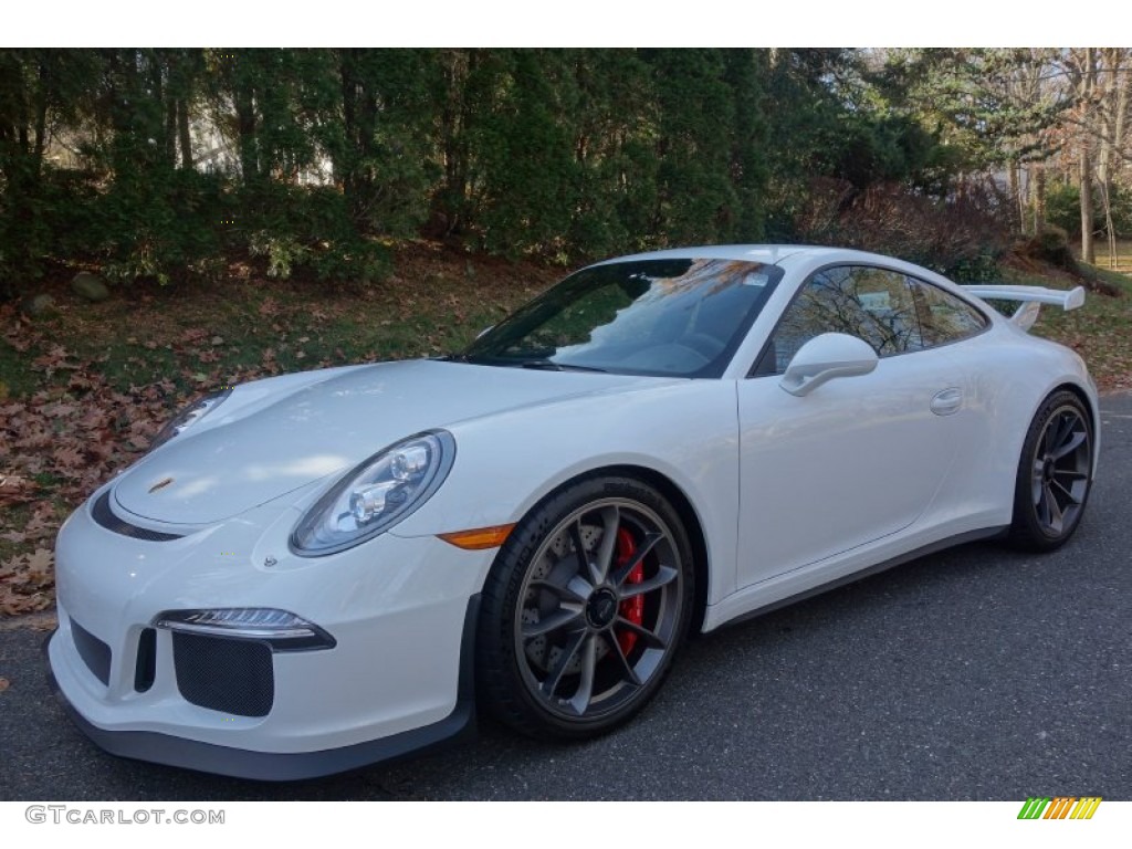 White 2014 Porsche 911 GT3 Exterior Photo #100107620
