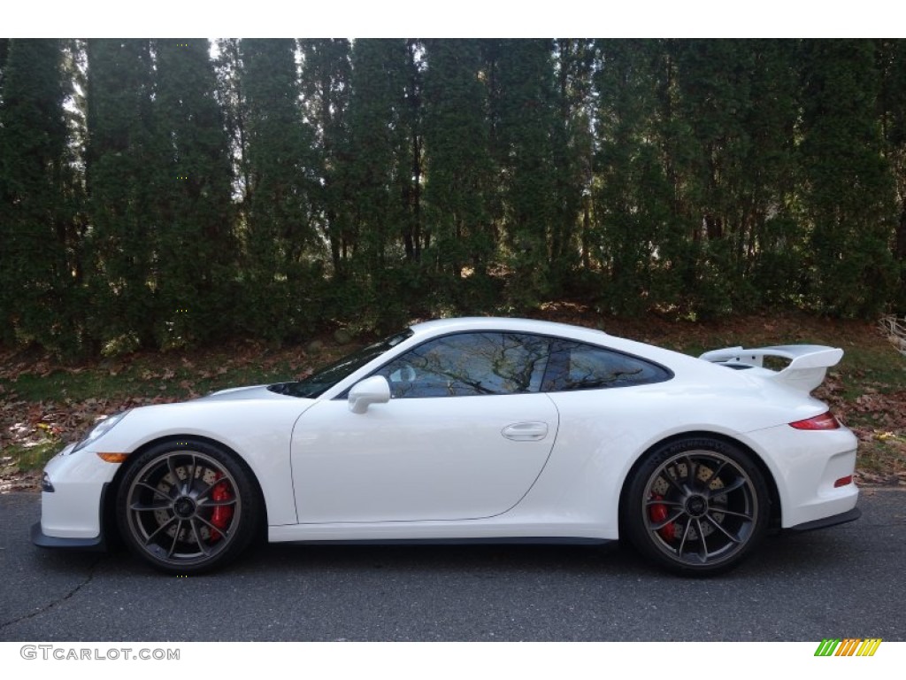 White 2014 Porsche 911 GT3 Exterior Photo #100107665