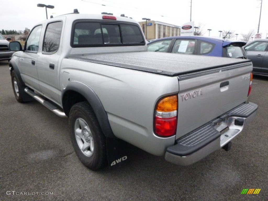 Lunar Mist Silver Metallic 2003 Toyota Tacoma V6 Double Cab 4x4 Exterior Photo #100108094