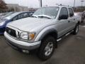 2003 Lunar Mist Silver Metallic Toyota Tacoma V6 Double Cab 4x4  photo #5