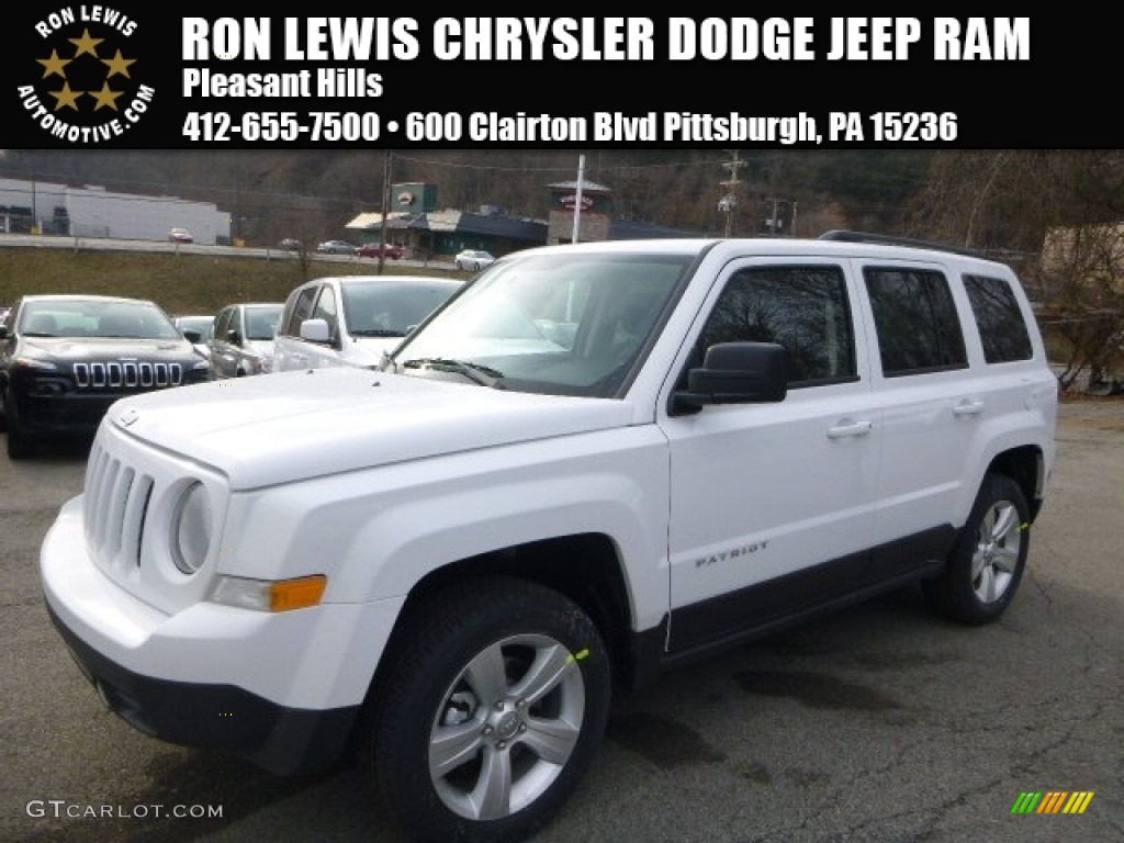 Bright White Jeep Patriot